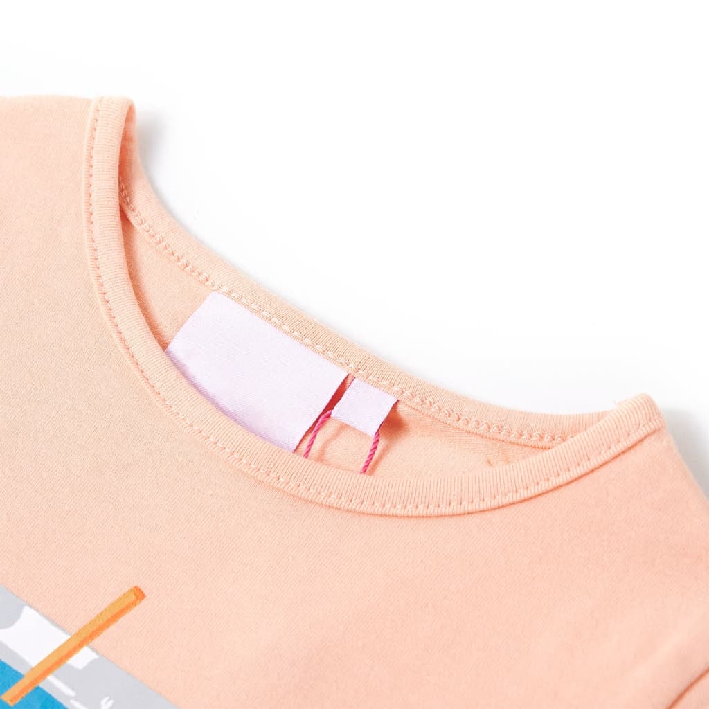 Vidaxl Children's Shirt 116 Light Orange