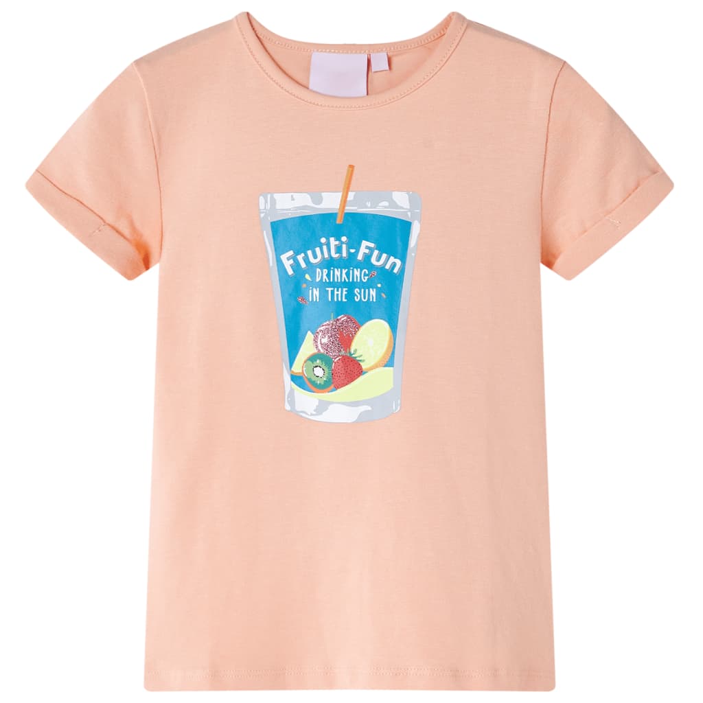 Vidaxl Child's Shirt 128 Light Orange