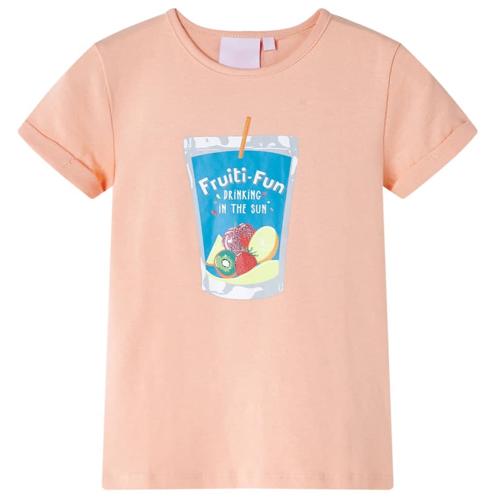 Vidaxl Child's Shirt 140 Light Orange