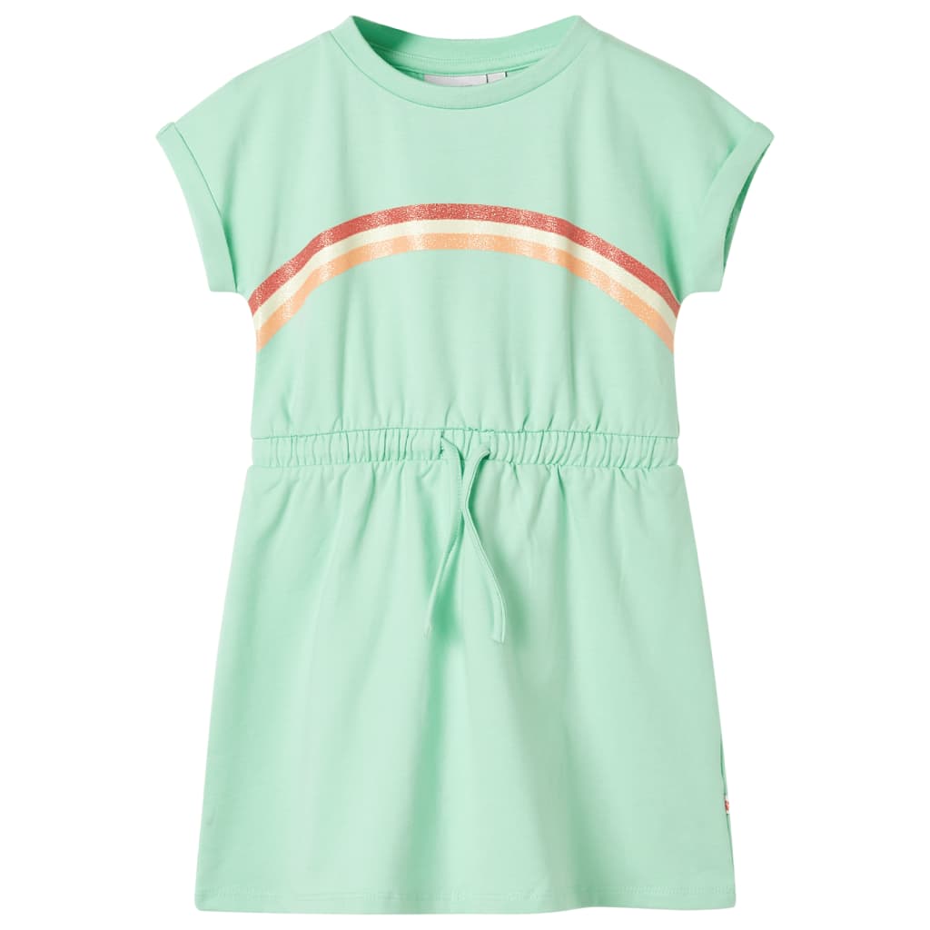 Vidaxl Robe pour enfants avec cordon 92 vert vif