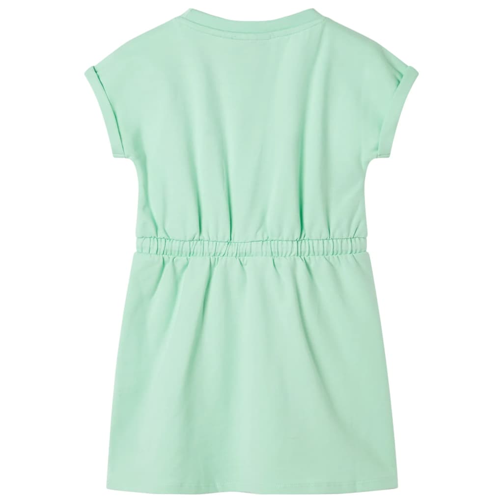 Vidaxl Robe pour enfants avec cordon 116 vert vif