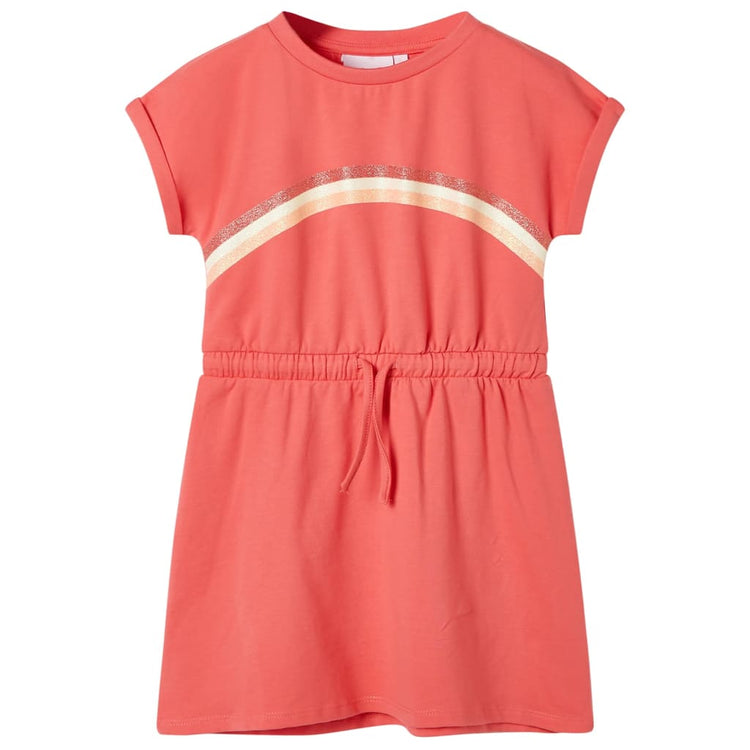 Vidaxl Robe pour enfants avec cordon 92 Coral-Colored