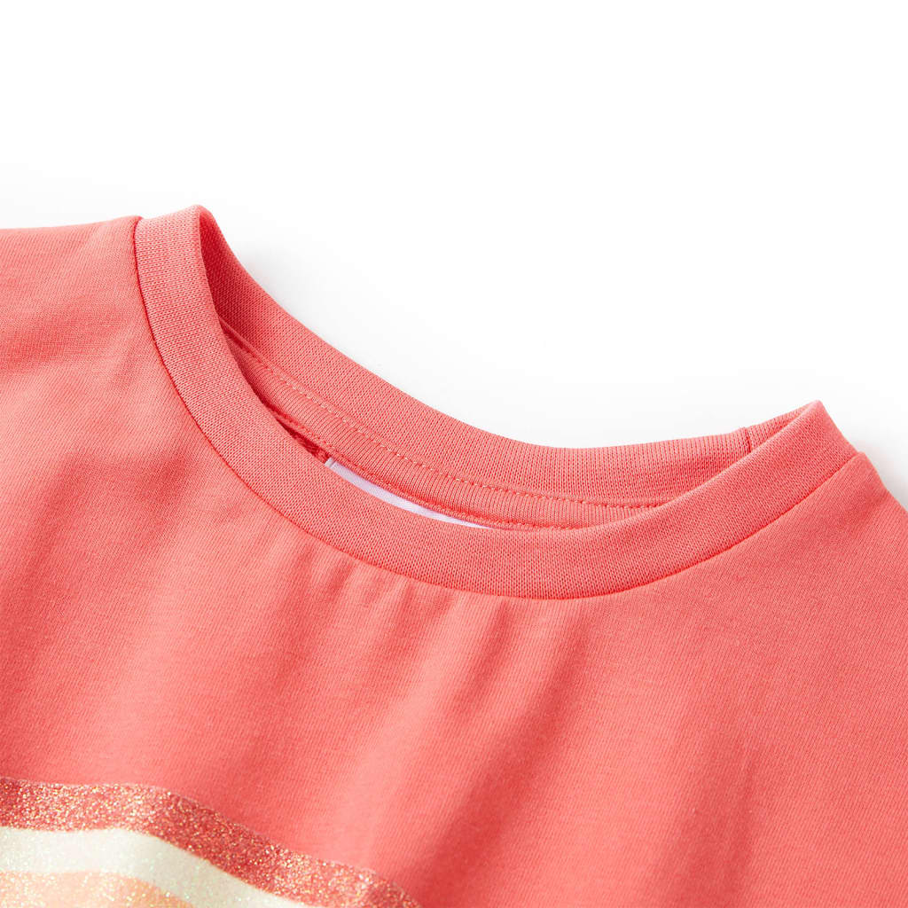 Vidaxl Robe pour enfants avec cordon 92 Coral-Colored
