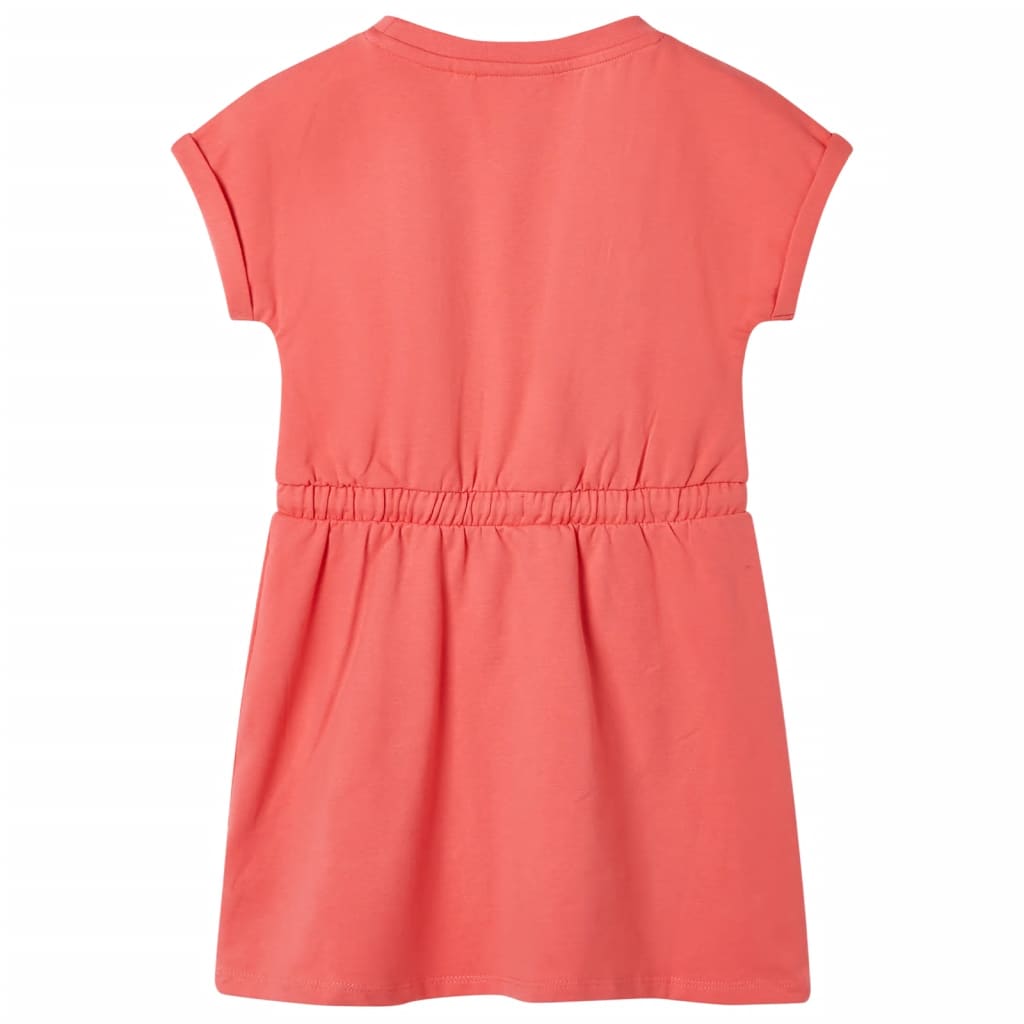 Vidaxl Robe pour enfants avec cordon 116 Coral-Colored