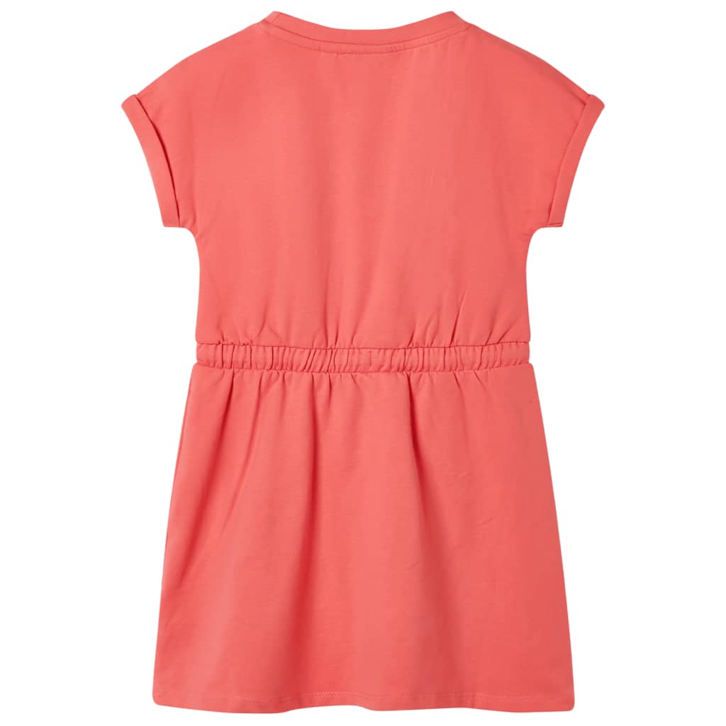 Vidaxl Robe pour enfants avec cordon de cordon 140 corail -colored