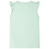 Vidaxl Child's Shirt avec des volants sur les manches 116 Green doux