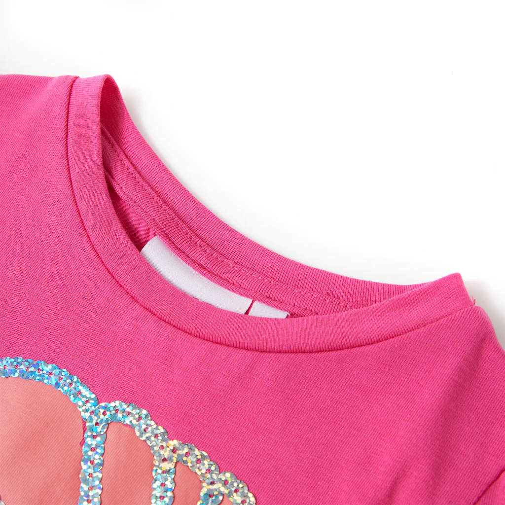 Vidaxl Child's Shirt 92 Rose foncé