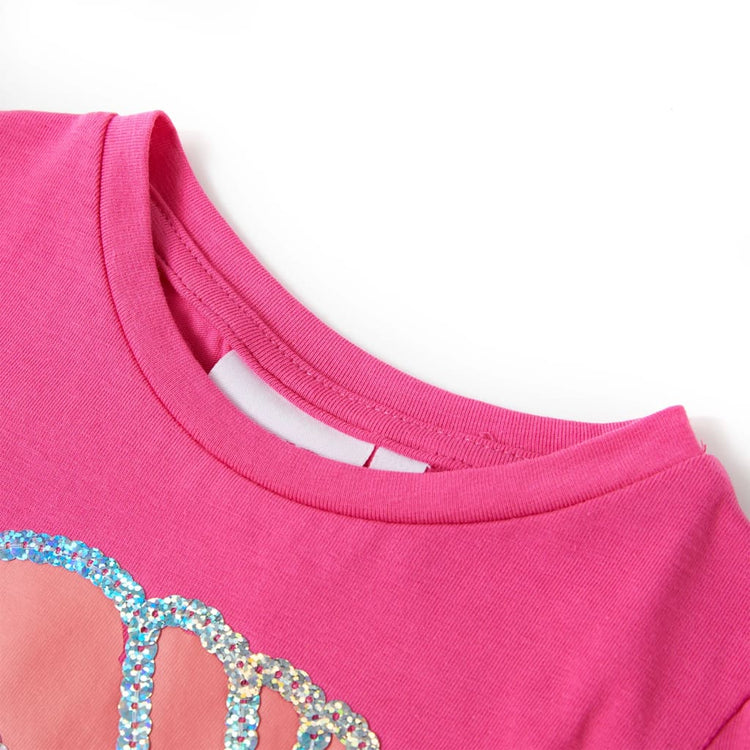 Vidaxl Child's Shirt 128 Rose foncé