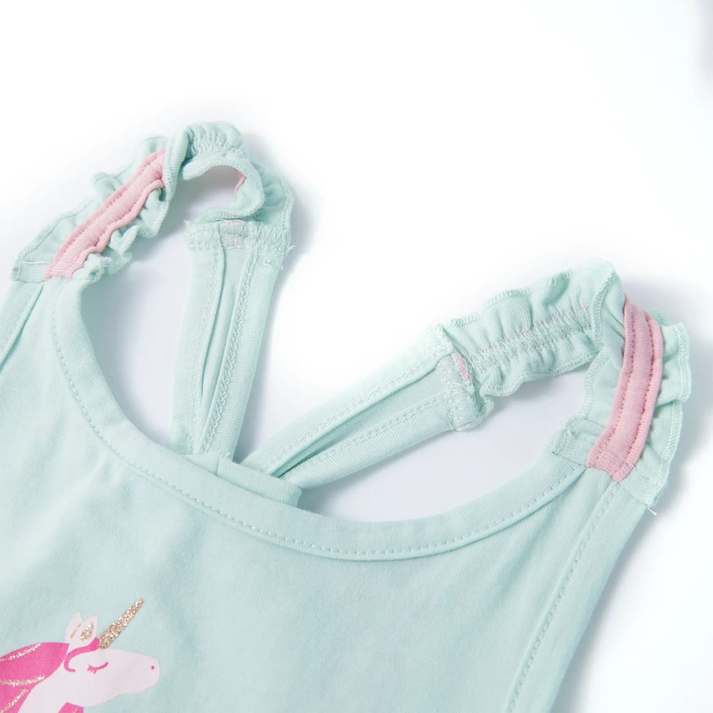 Vidaxl Children's Top 104 Light Mint -Colored