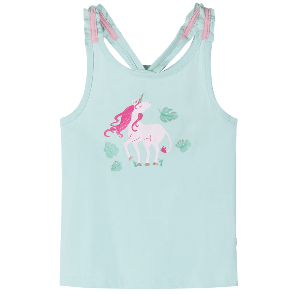 Vidaxl Children's Top 128 Light Mint -Colored