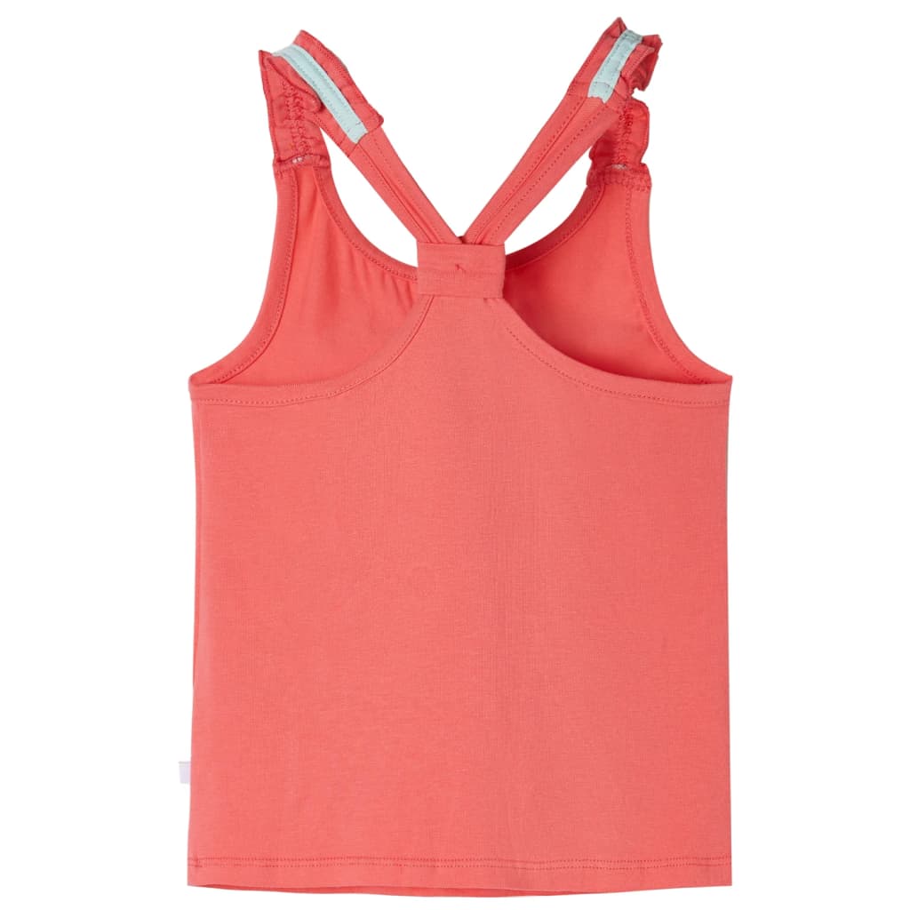 Vidaxl Children's Top 128 Coral-Colored
