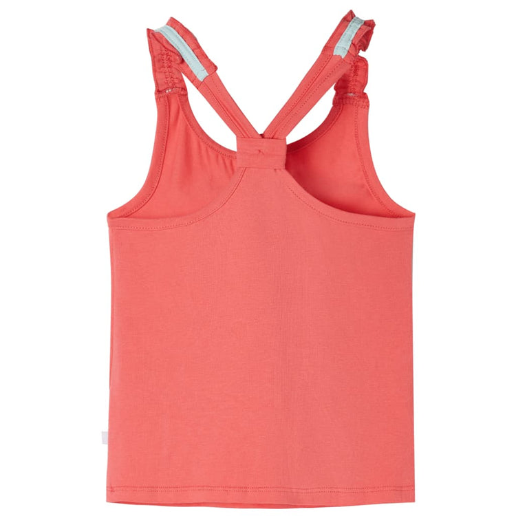 Vidaxl Children's Top 140 Coral-Colored