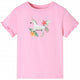 Vidaxl Child's Shirt avec manches courtes 92 Rose vif