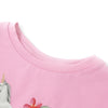 Vidaxl Child's Shirt avec manches courtes 128 Rose vif