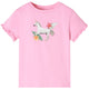 Vidaxl Child's Shirt avec manches courtes 140 rose vif