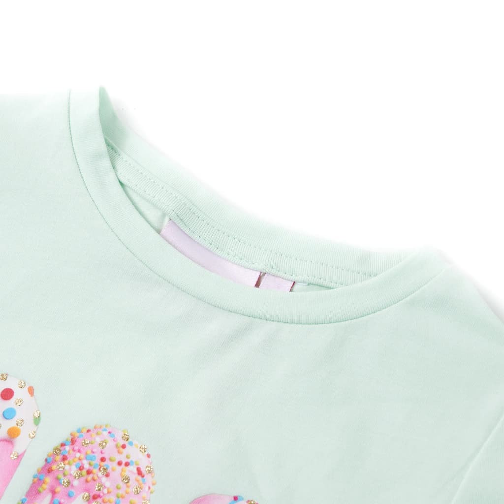 Vidaxl Children's Shirt 92 Light Mint