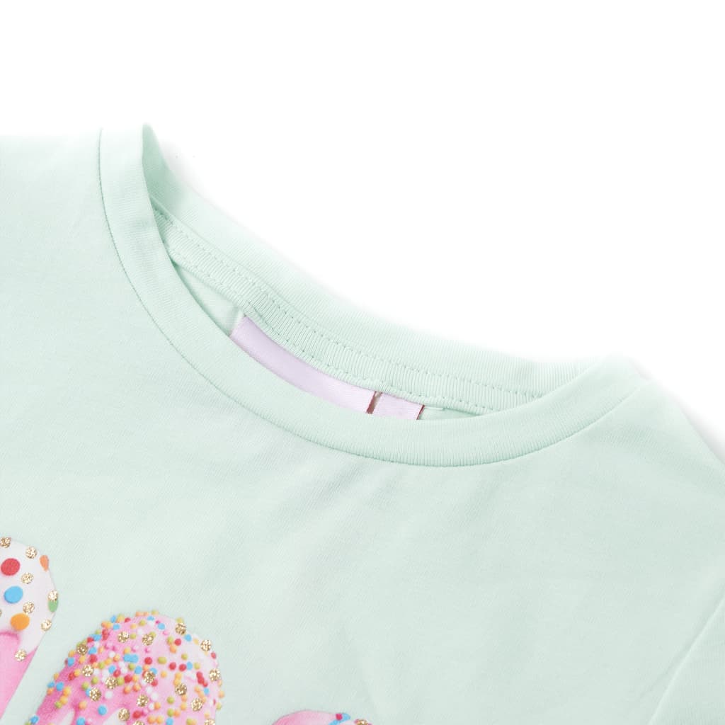 Vidaxl Children's Shirt 140 Light Mint