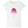 Vidaxl Child's Shirt 128 Ecru