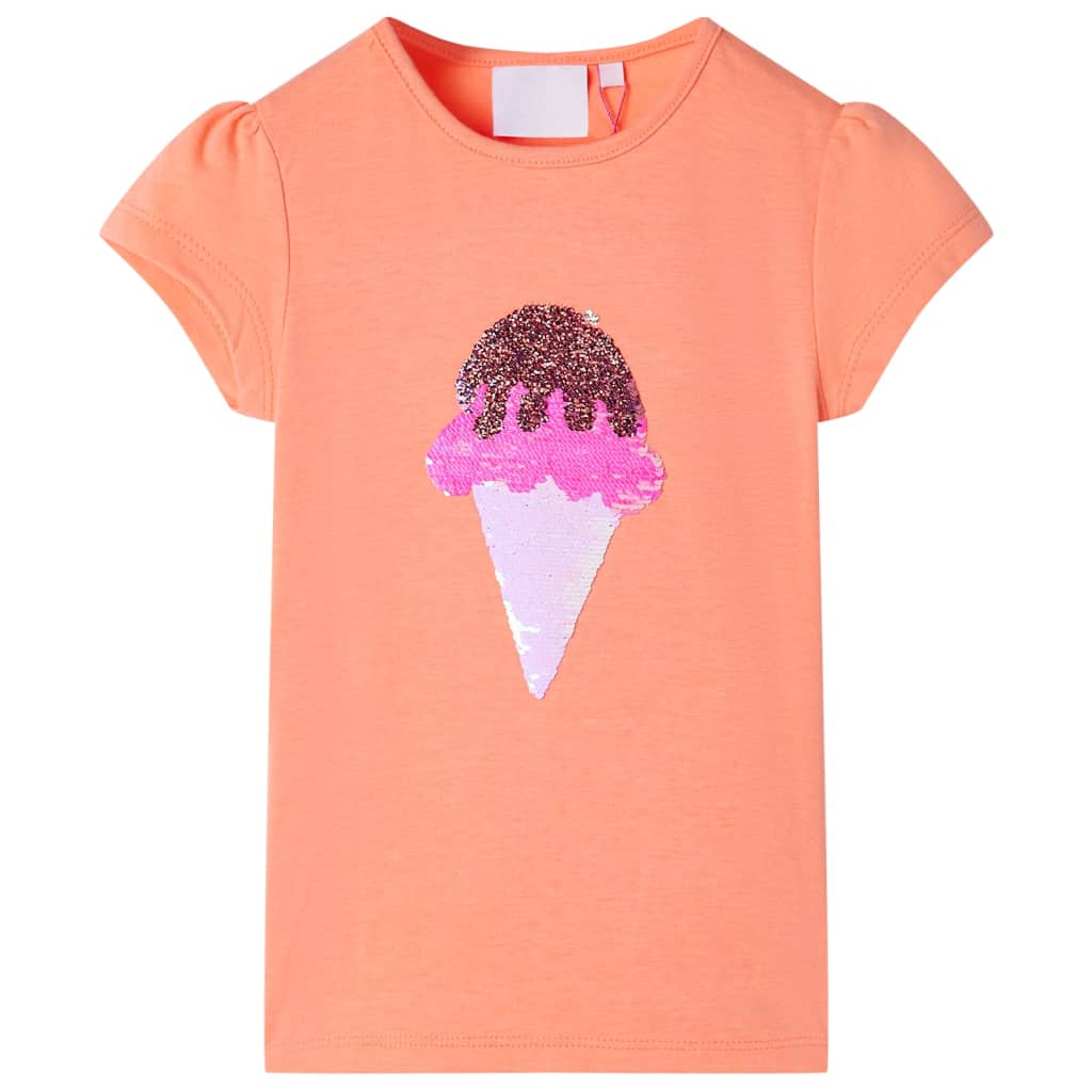 Vidaxl Child's Shirt 116 Neonoranje