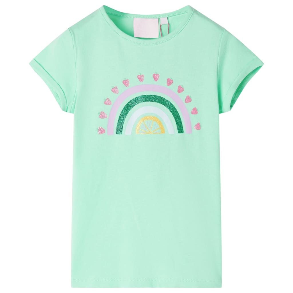 Vidaxl Child's Shirt 104 Green Bright