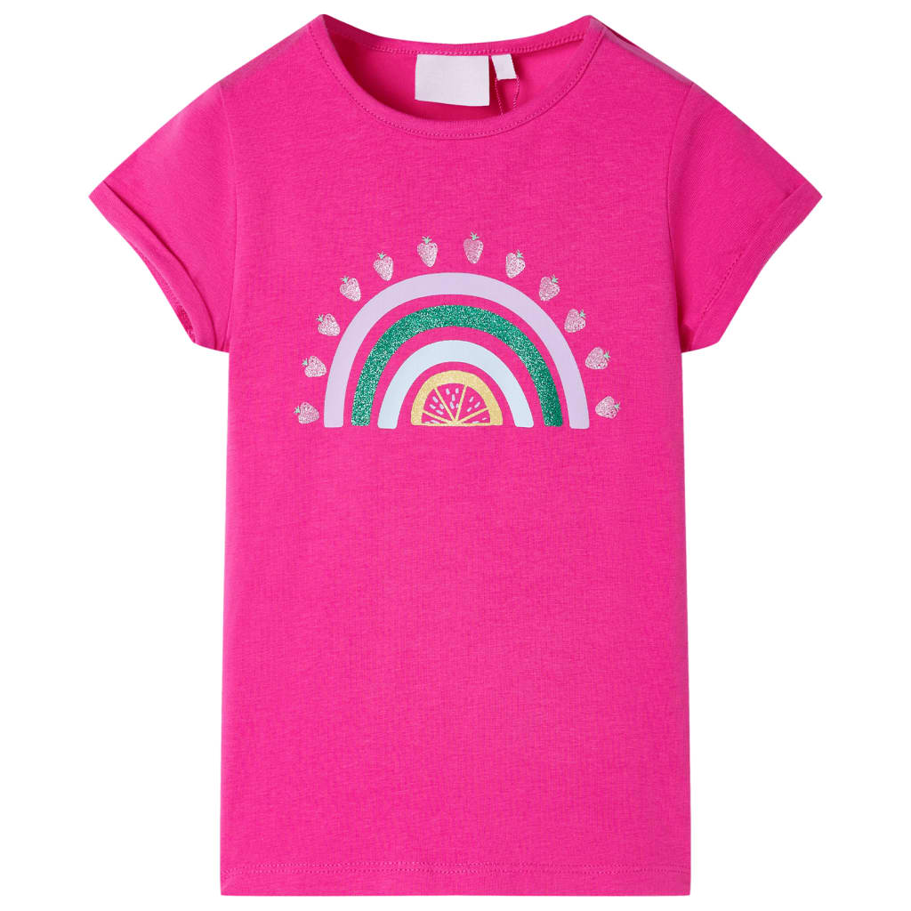Vidaxl Child's Shirt 104 Rose foncé