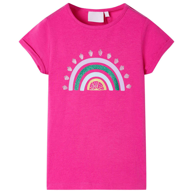 Vidaxl Child's Shirt 104 Rose foncé