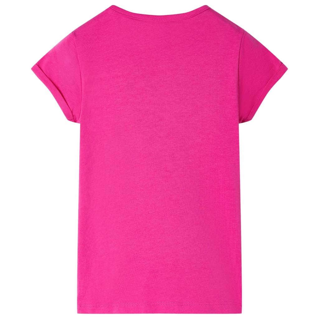 Vidaxl Child's Shirt 116 Rose foncé