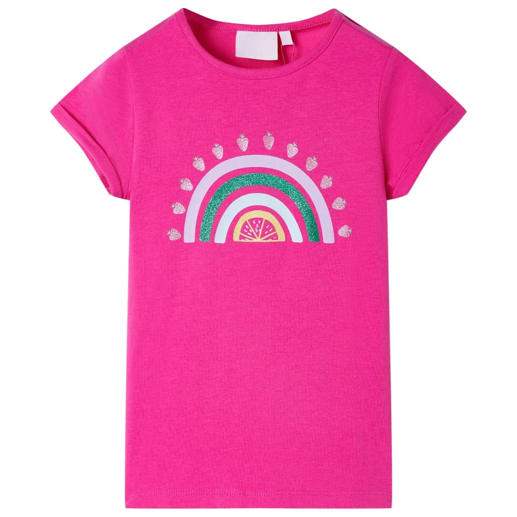 Vidaxl Child's Shirt 128 Rose foncé