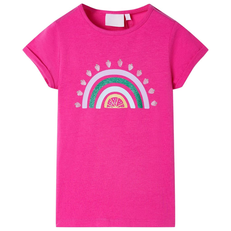 Vidaxl Child's Shirt 128 Rose foncé