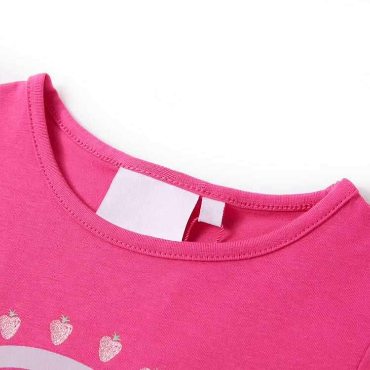 Vidaxl Child's Shirt 128 Rose foncé
