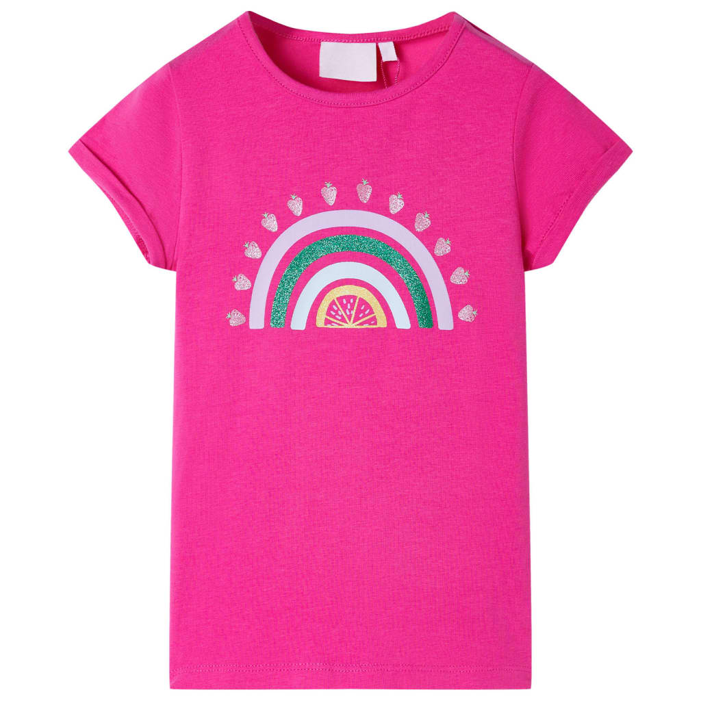 Vidaxl Child's Shirt 140 Rose foncé