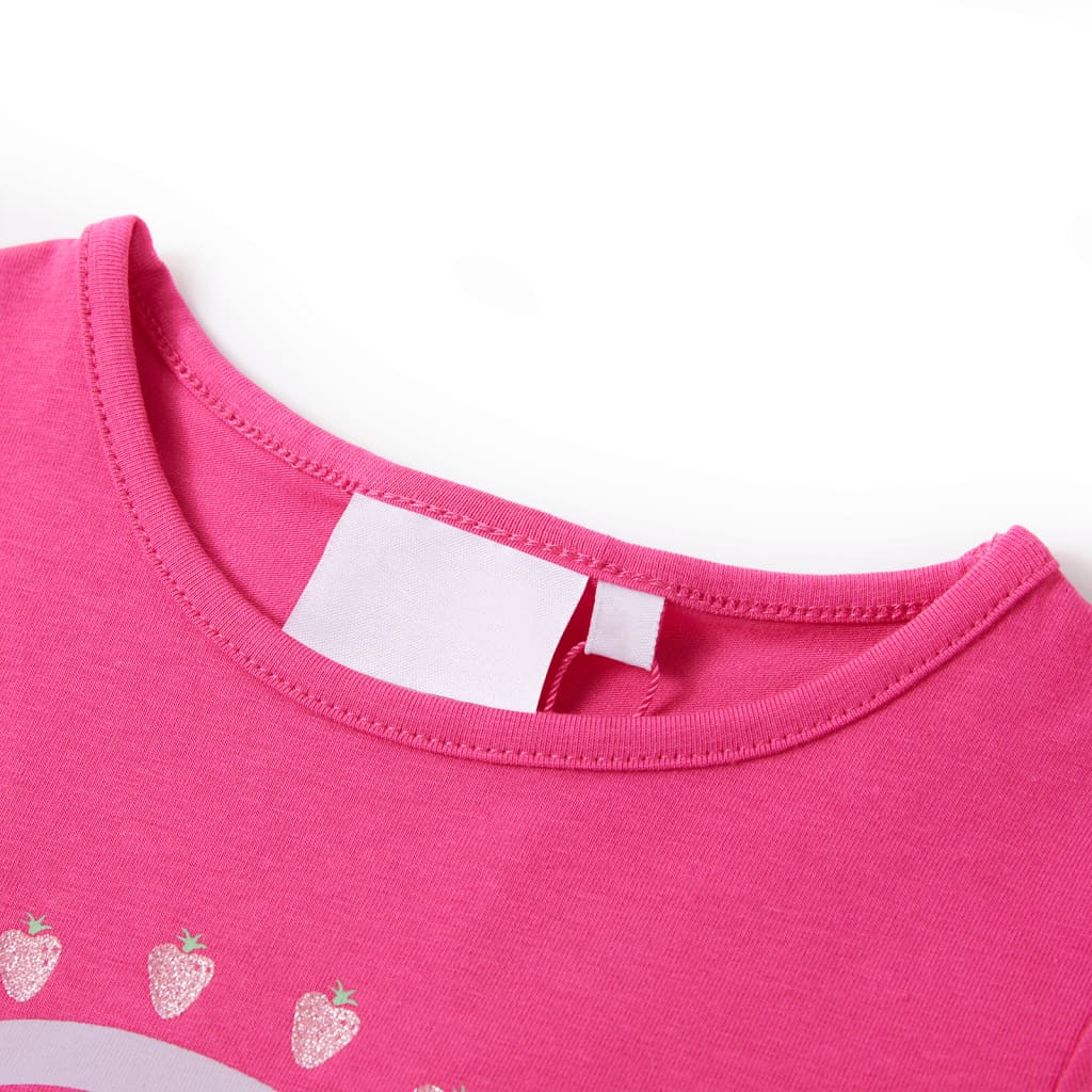 Vidaxl Child's Shirt 140 Rose foncé
