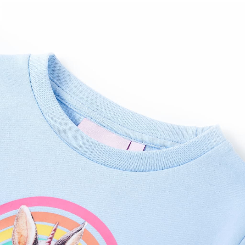 Pull pour enfants Vidaxl 92 bleu clair