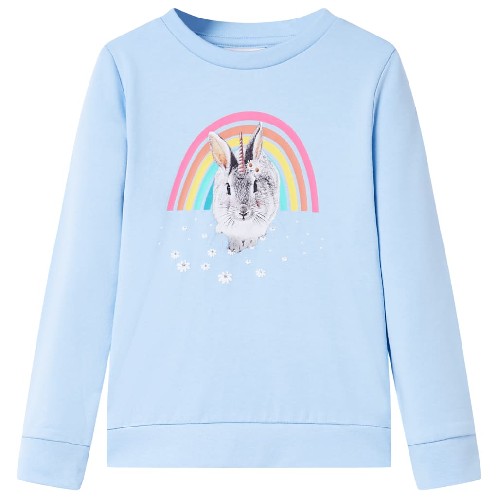 Pull pour enfants Vidaxl 128 bleu clair