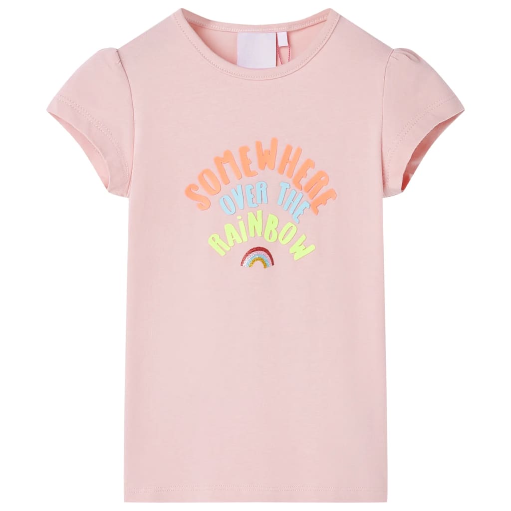 Vidaxl Child's Shirt 128 Rose clair
