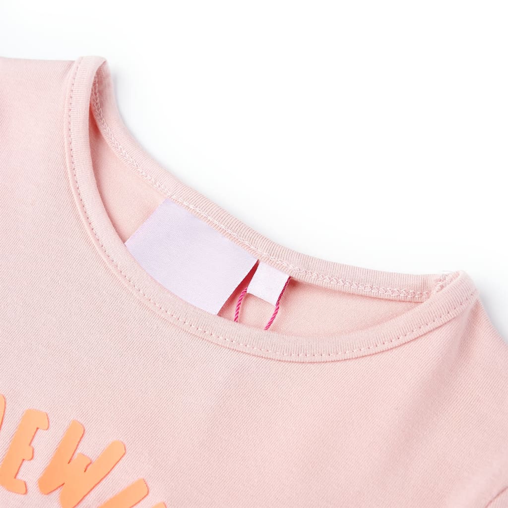 Vidaxl Child's Shirt 128 Rose clair