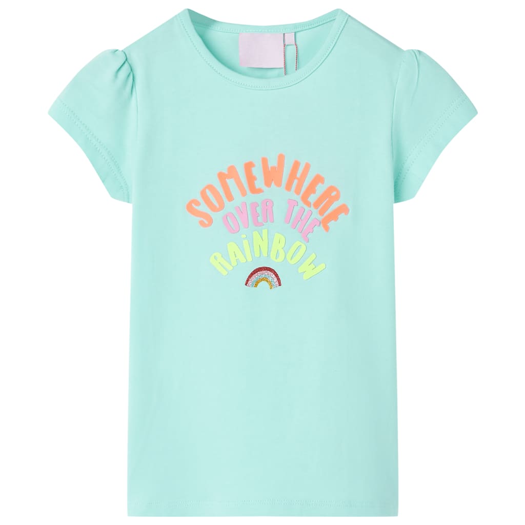 Vidaxl Child's Shirt 104 Light Sea Blue
