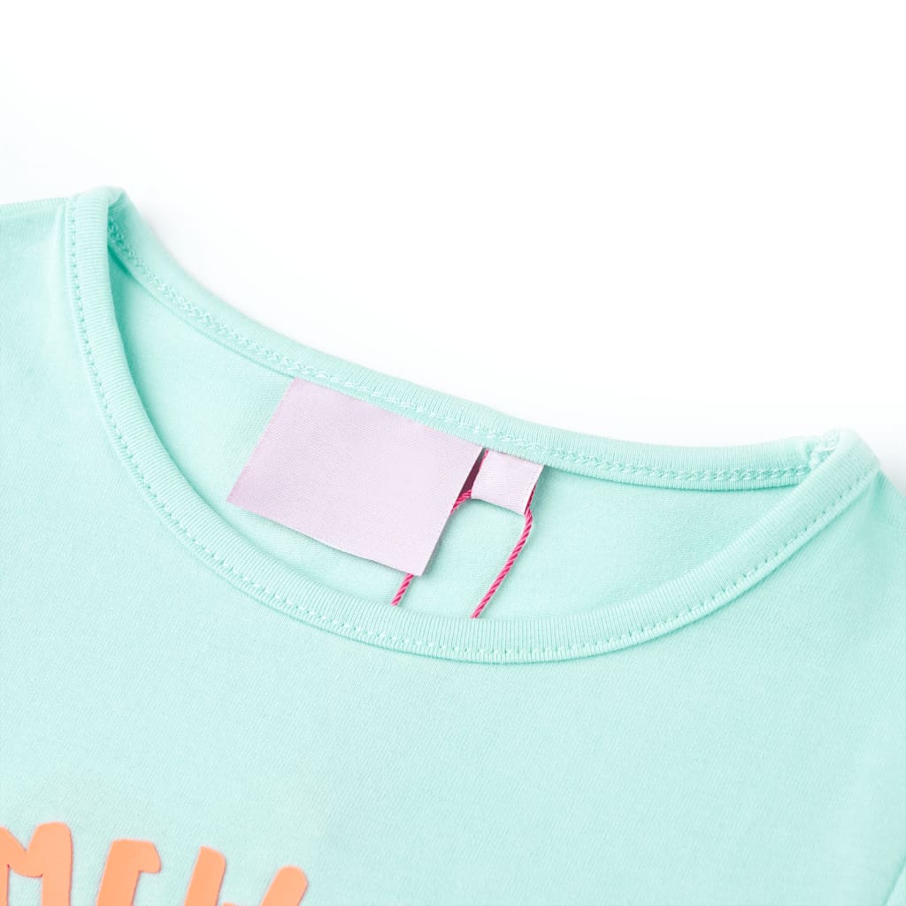 Vidaxl Child's Shirt 104 Light Sea Blue