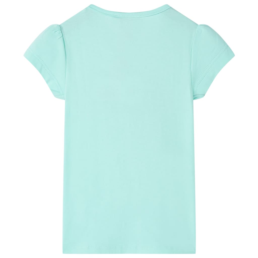 Vidaxl Child's Shirt 116 Light Sea Blue