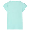 Vidaxl Child's Shirt 128 Light Sea Blue