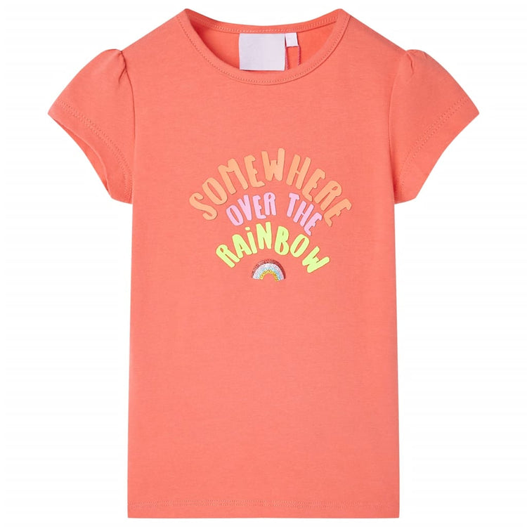Vidaxl Child's Shirt 104 Coral colored