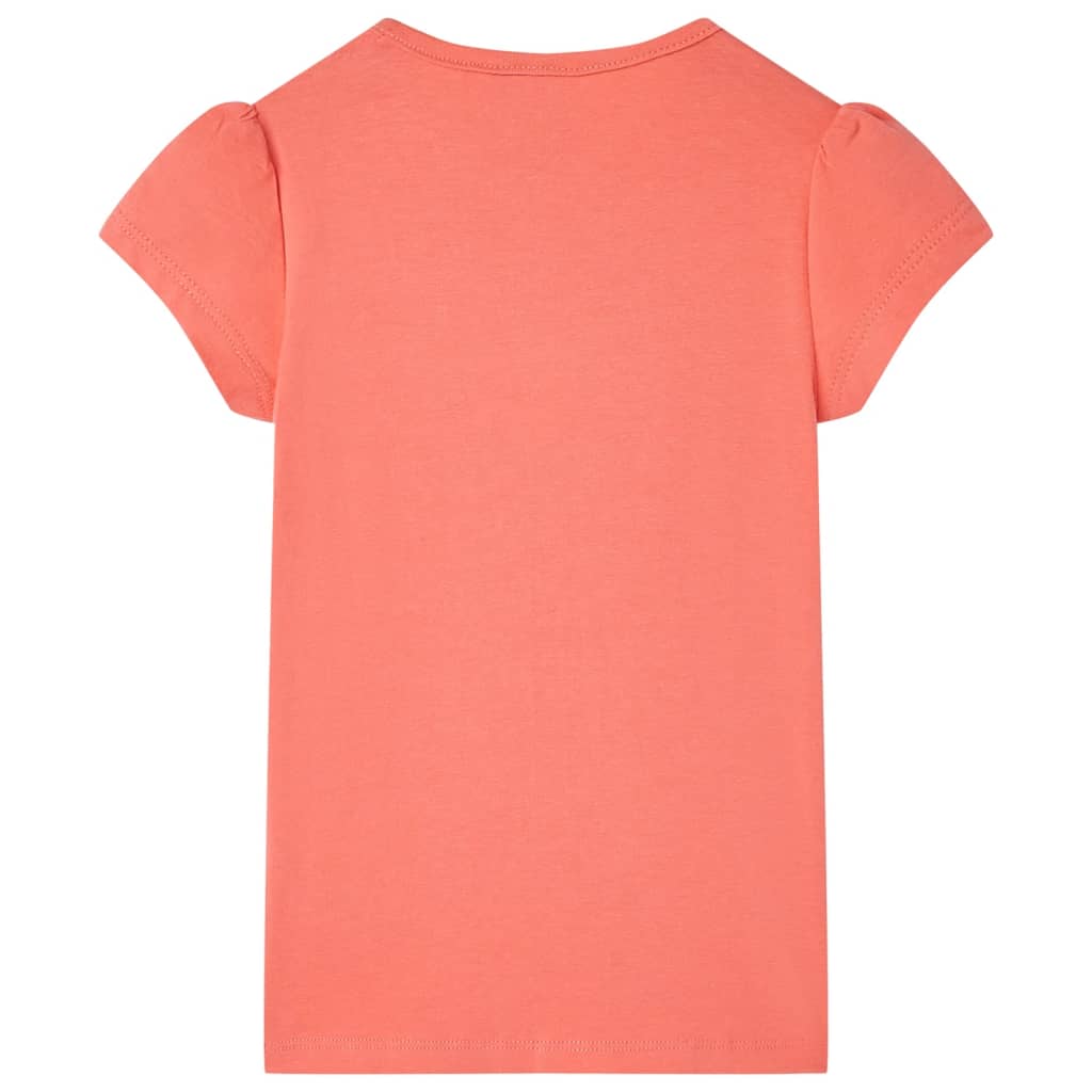 Vidaxl Child's Shirt 116 Coral coloré