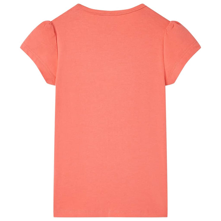 Vidaxl Child's Shirt 116 Coral coloré