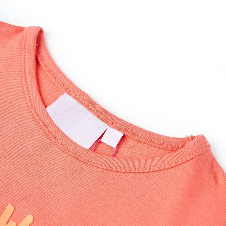 Vidaxl Child's Shirt 140 Coral coloré