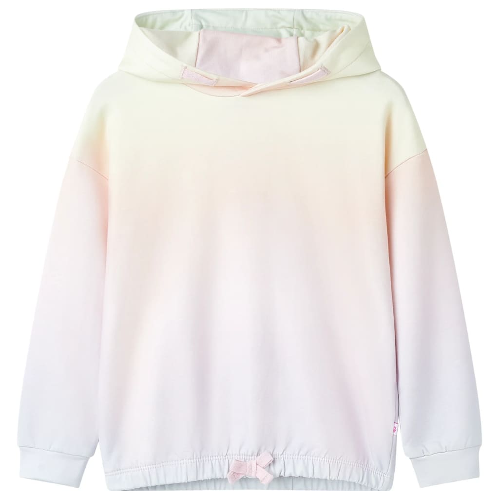 Pull pour enfants vidaxl avec capuche 92 étoiles blanc