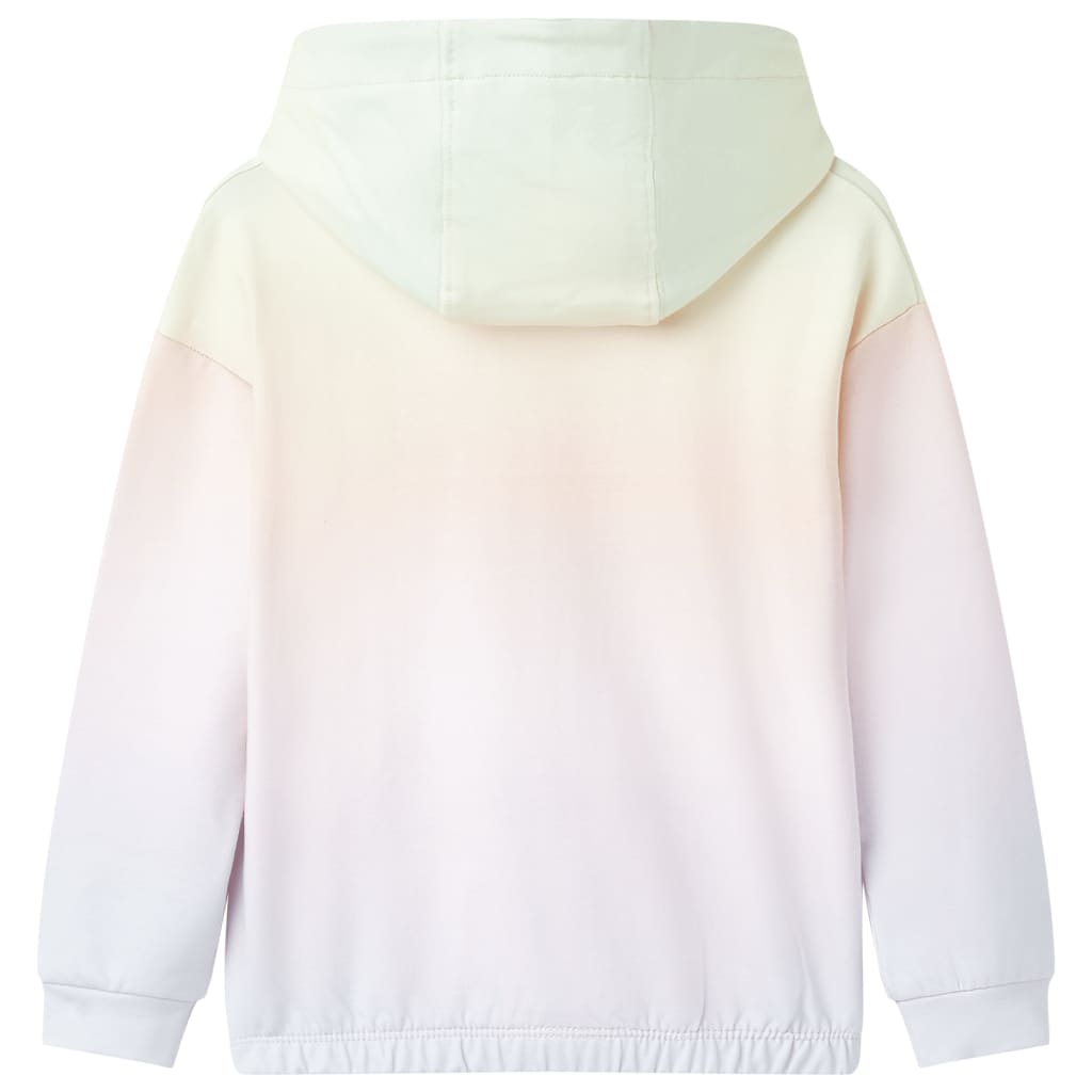 Pull pour enfants vidaxl avec capuche 92 étoiles blanc