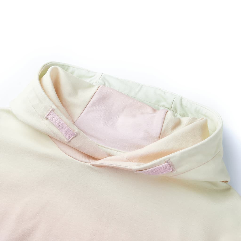 Pull pour enfants vidaxl avec capuche 104 étoiles blanc