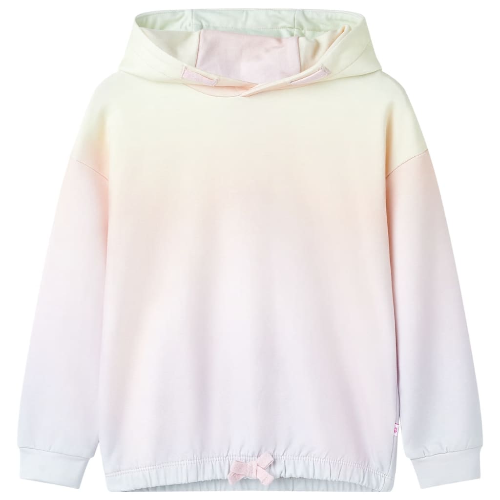 Pull pour enfants vidaxl avec capuche 116 étoiles blanc
