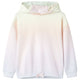 Pull pour enfants vidaxl avec capuche 128 étoiles blanc