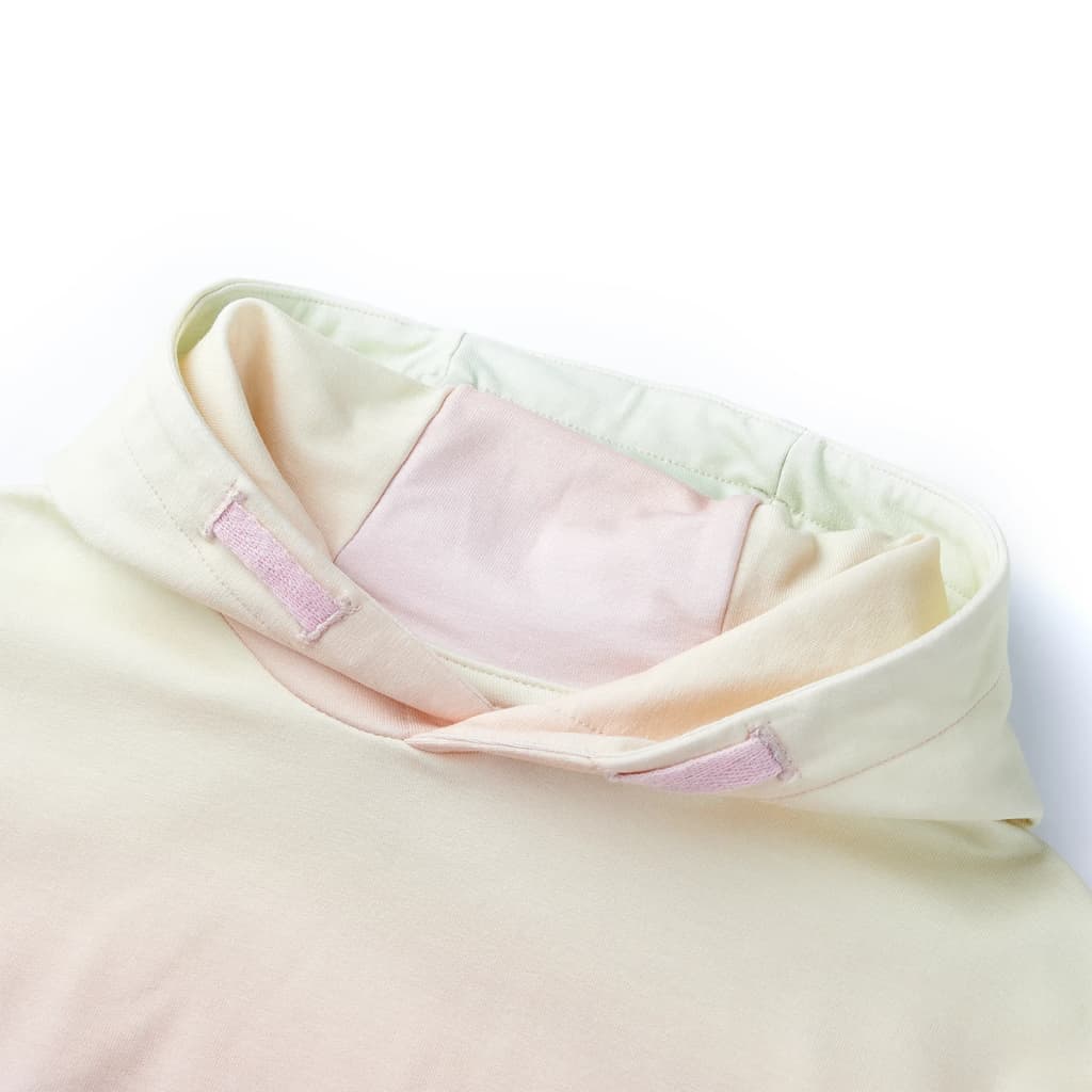 Pull pour enfants vidaxl avec capuche 128 étoiles blanc
